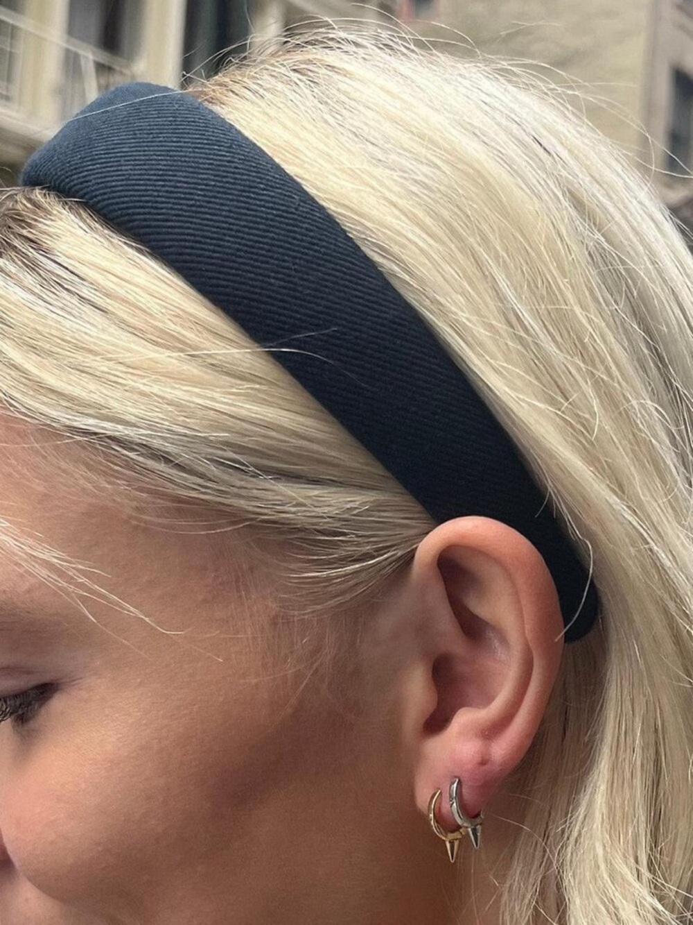 Brandy Melville Navy Padded Headband